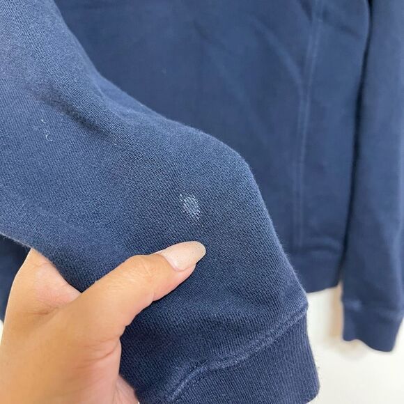 Vineyard Vines Navy Blue Quarter Zip Sweater Small Half Zip - Picture 6 of 10